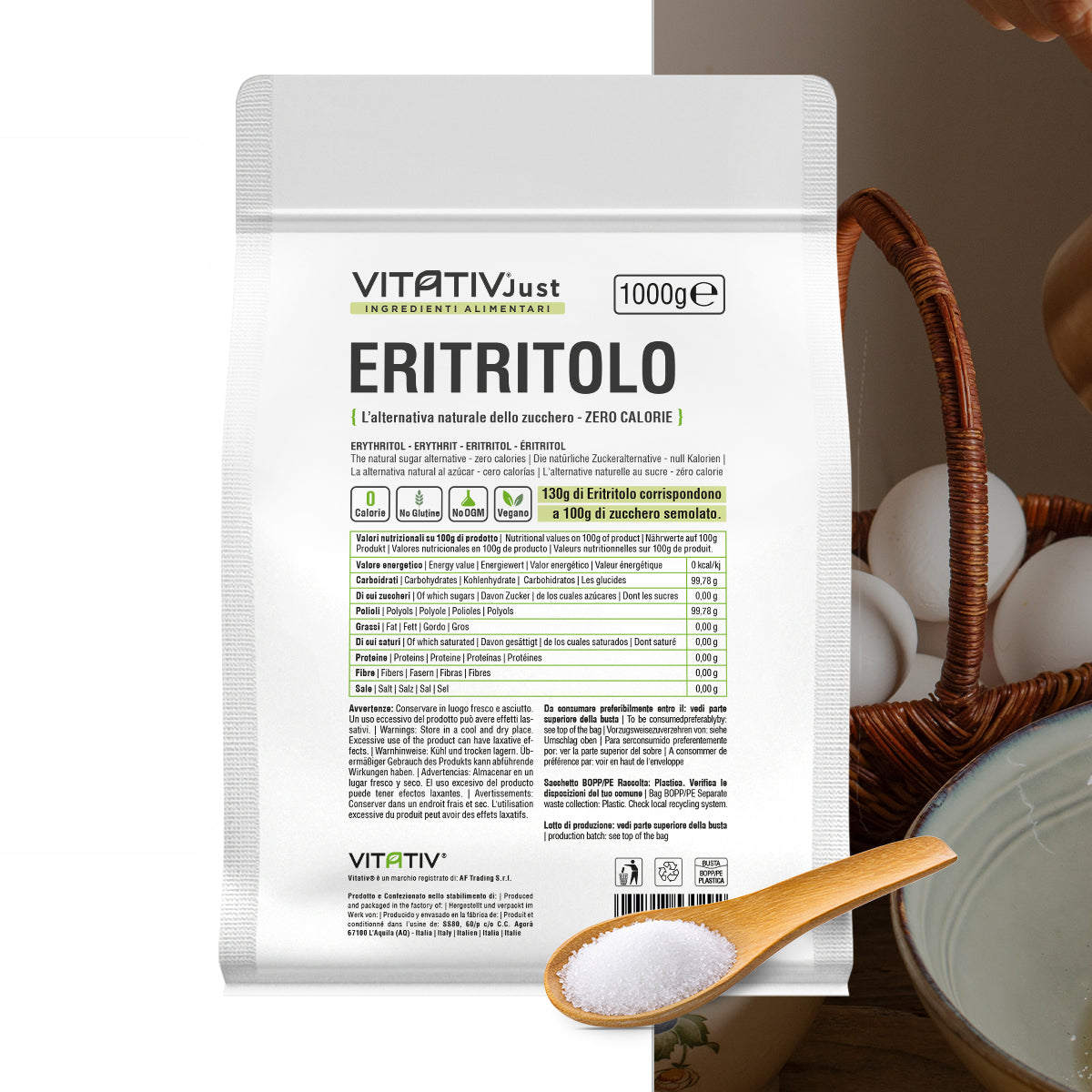 Eritritolo Puro - Dolcificante