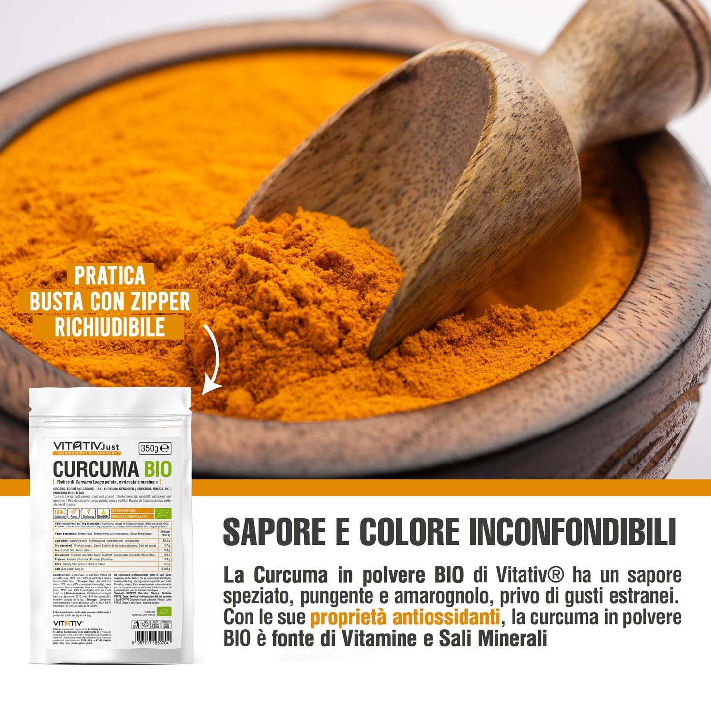 Curcuma BIO in Polvere | 350g
