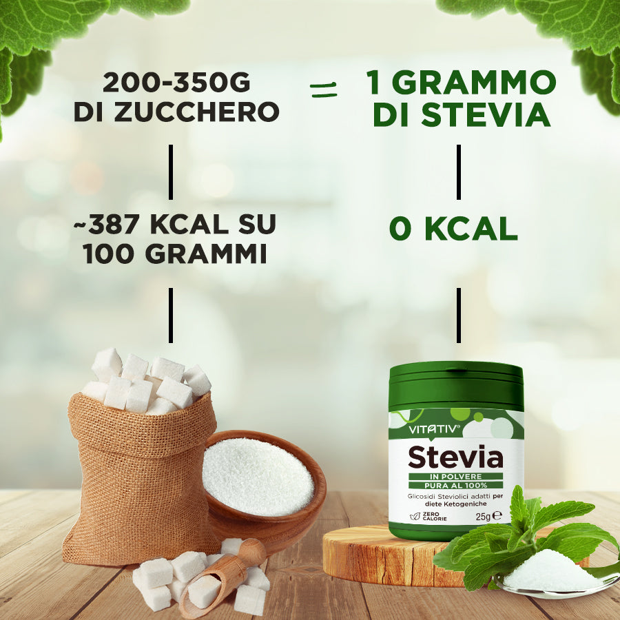 Stevia Pura in Polvere | 25g