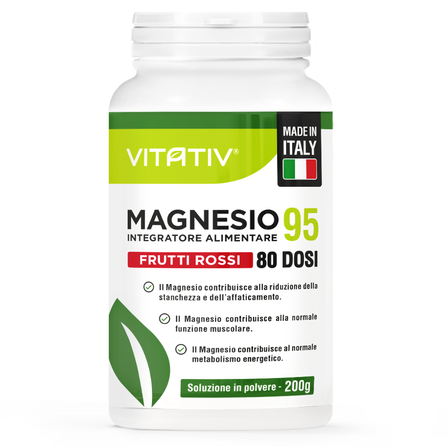 Magnesio 95 | Polvere, 80 Dosi