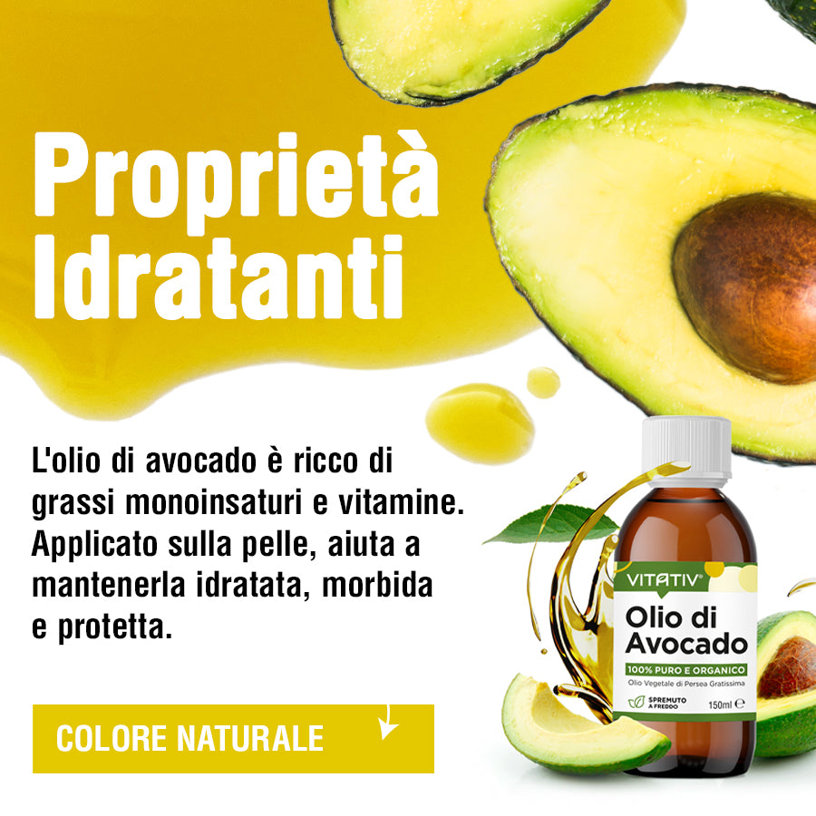 Olio di Avocado 100% Organico | 150ml