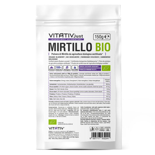 Mirtillo BIO in Polvere | 150g
