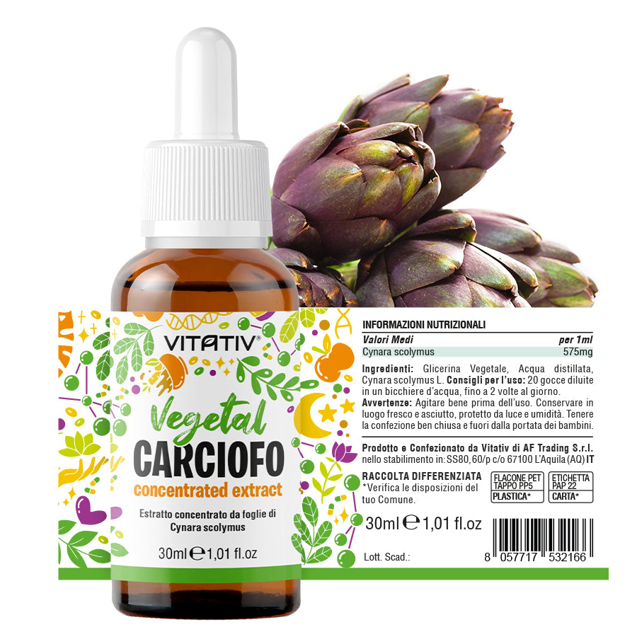 Estratto di Carciofo | 100% Vegetale 30ml