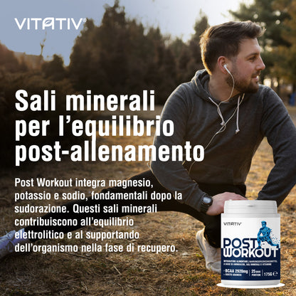 Post Workout 175g con Aminoacidi BCAA