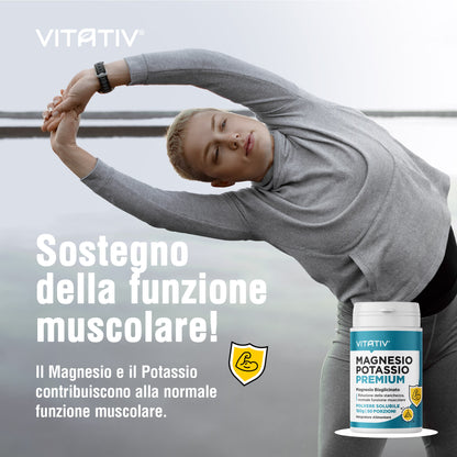 Magnesio Potassio Premium 150g 50 Porzioni