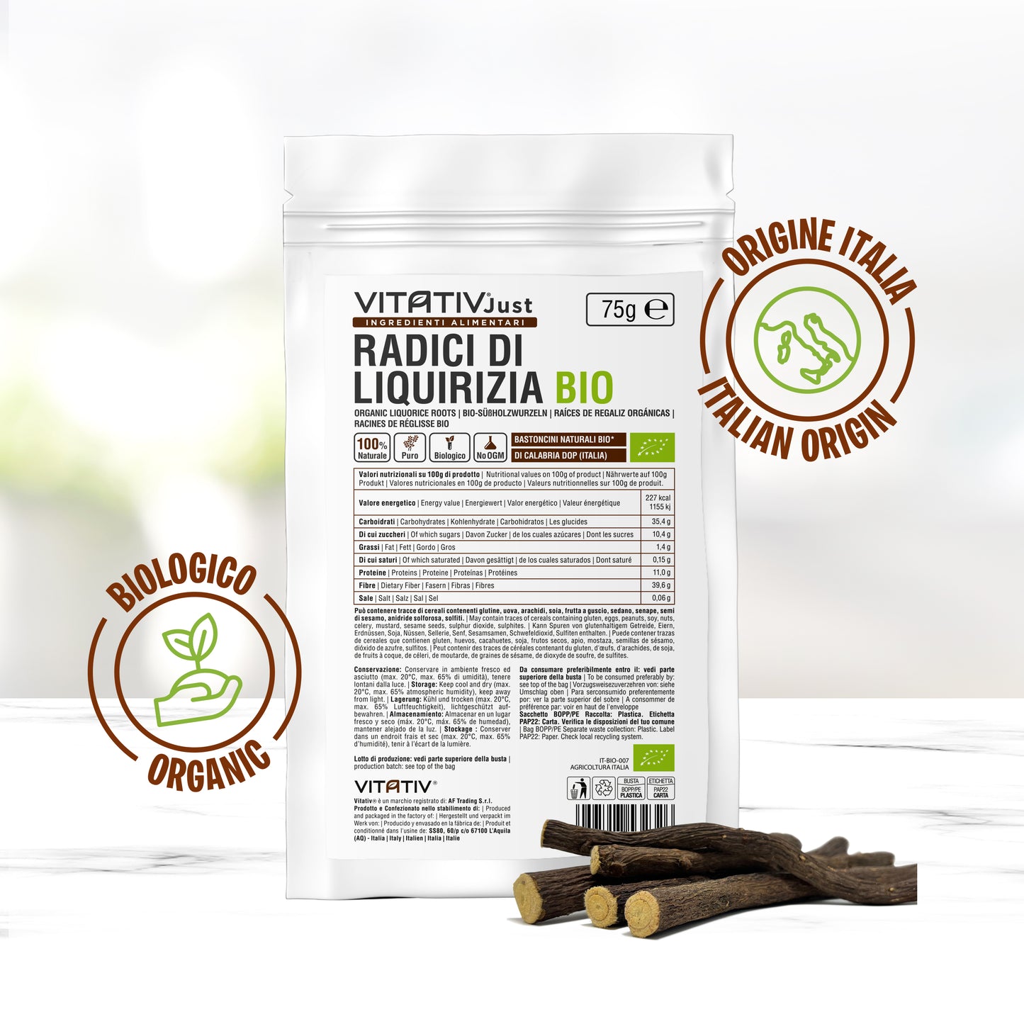 Radici di Liquirizia BIO di Calabria DOP
