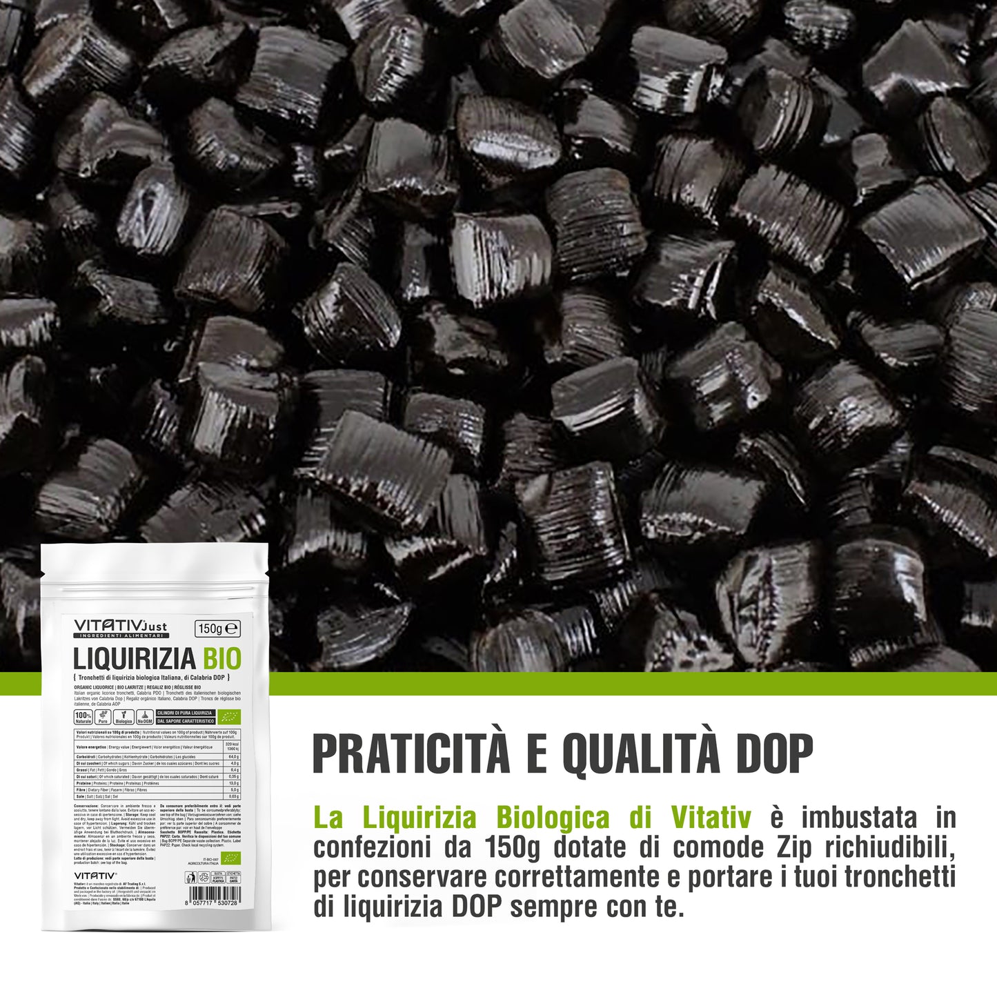 Liquirizia BIO di Calabria DOP | 150g