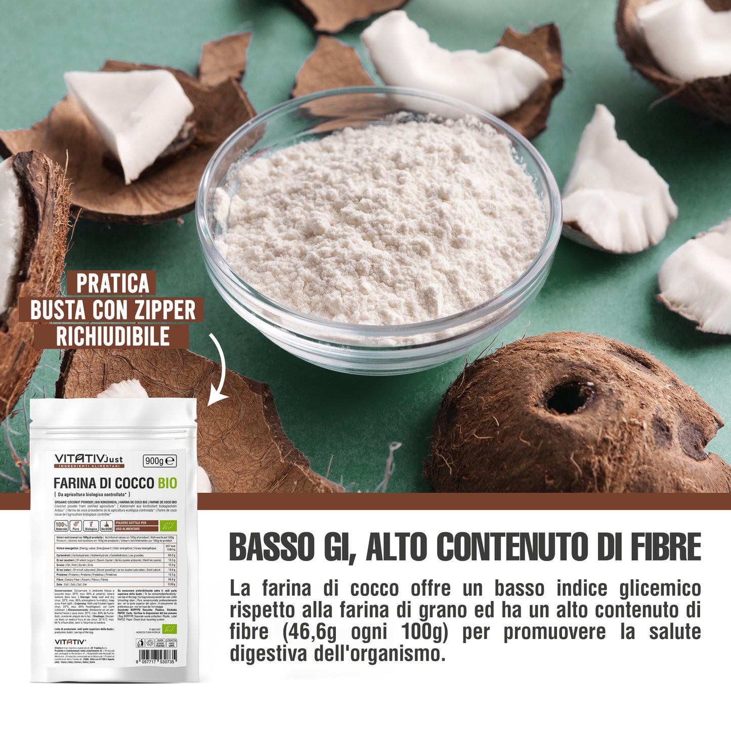 Farina di Cocco BIO | 900g