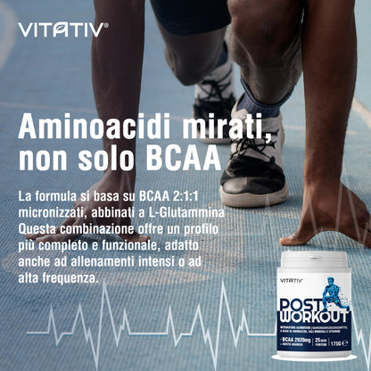 Post Workout 175g con Aminoacidi BCAA