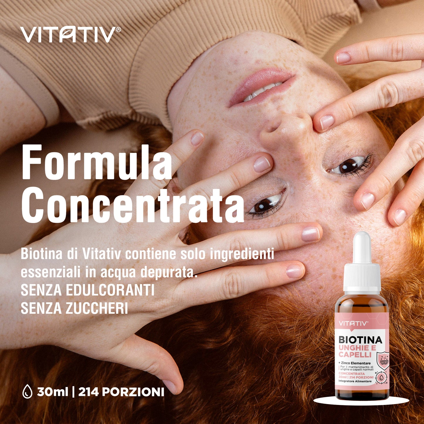 Biotina Unghie e Capelli + Zinco 30ml