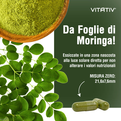 Moringa Oleifera | 90 Capsule da 360mg