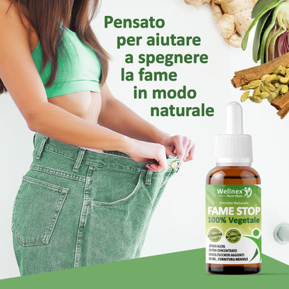 Fame Stop 30ml - Estratto Naturale da 9 piante Amaro Sazianti