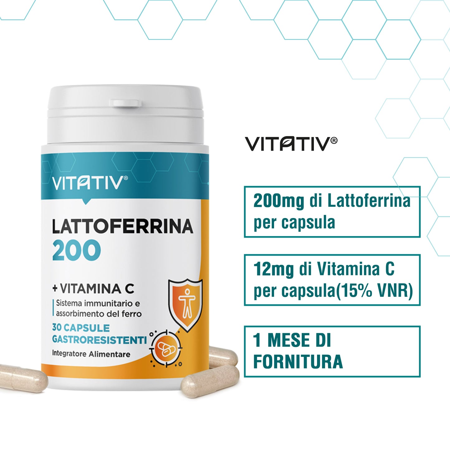 Lattoferrina Immuno 200mg