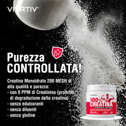 Creatina Monoidrato Micronizzata 280 Capsule