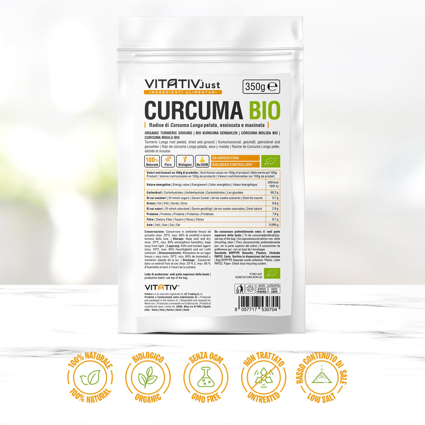 Curcuma BIO in Polvere | 350g