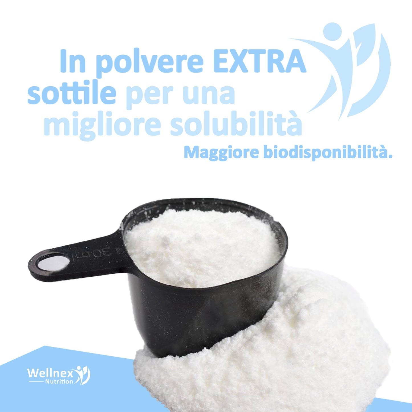 Collagene Marino Puro - 45g Peptidi di Collagene da pelle di Pangasio