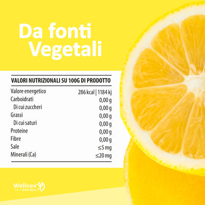 Acido Citrico Anidro 500g - Da fonti Vegetali