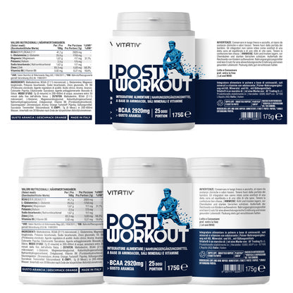 Post Workout 175g con Aminoacidi BCAA