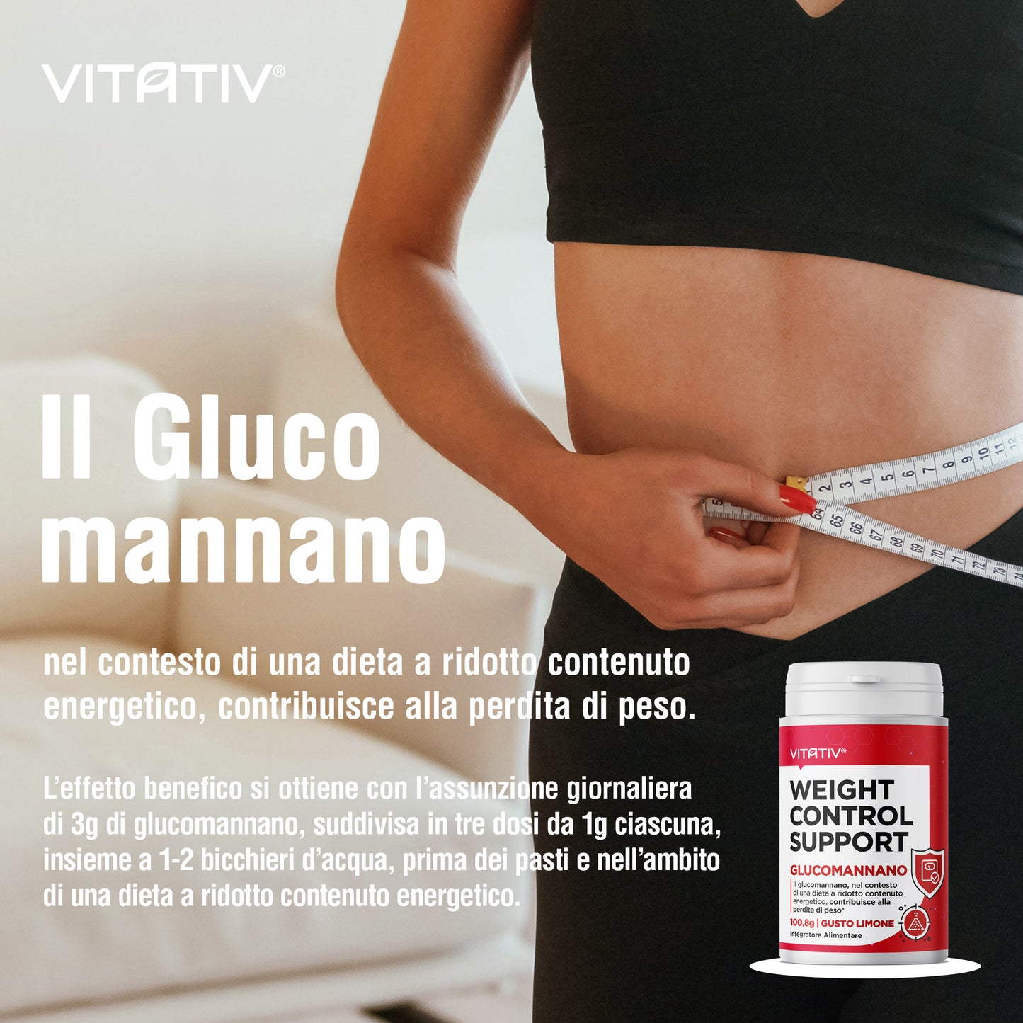 Weight Control Support - Glucomannano