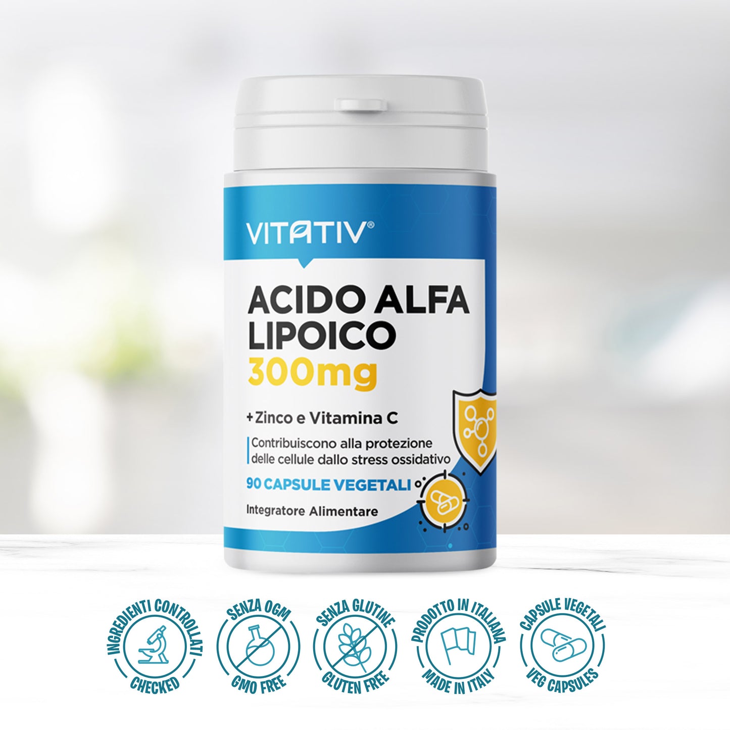 ALA - Acido Alfa Lipoico 90 Capsule