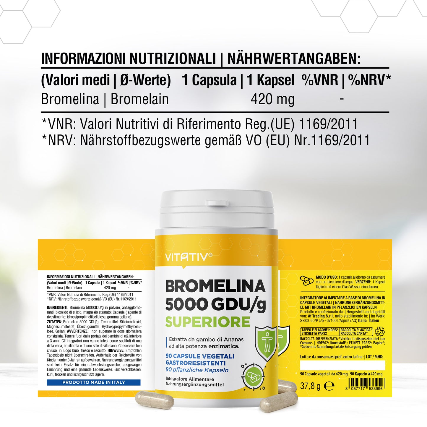 Bromelina 5000GDU/g Superiore