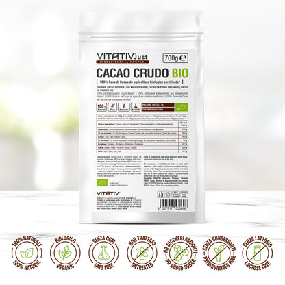 Cacao Crudo BIO in Polvere | 700g