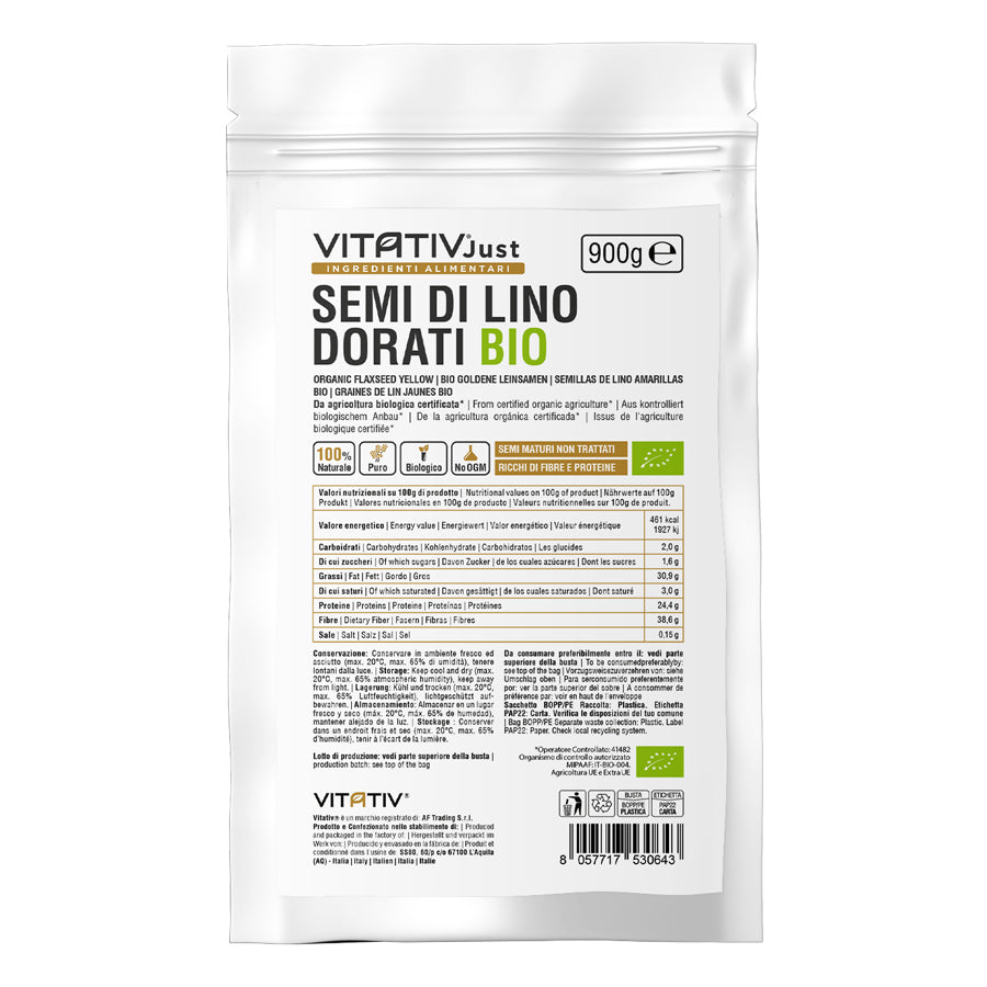 Semi di Lino Dorati BIO | 900g
