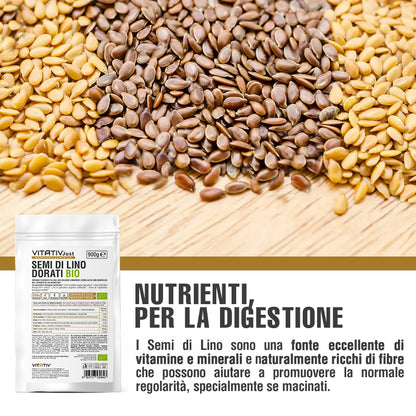 Semi di Lino Dorati BIO | 900g