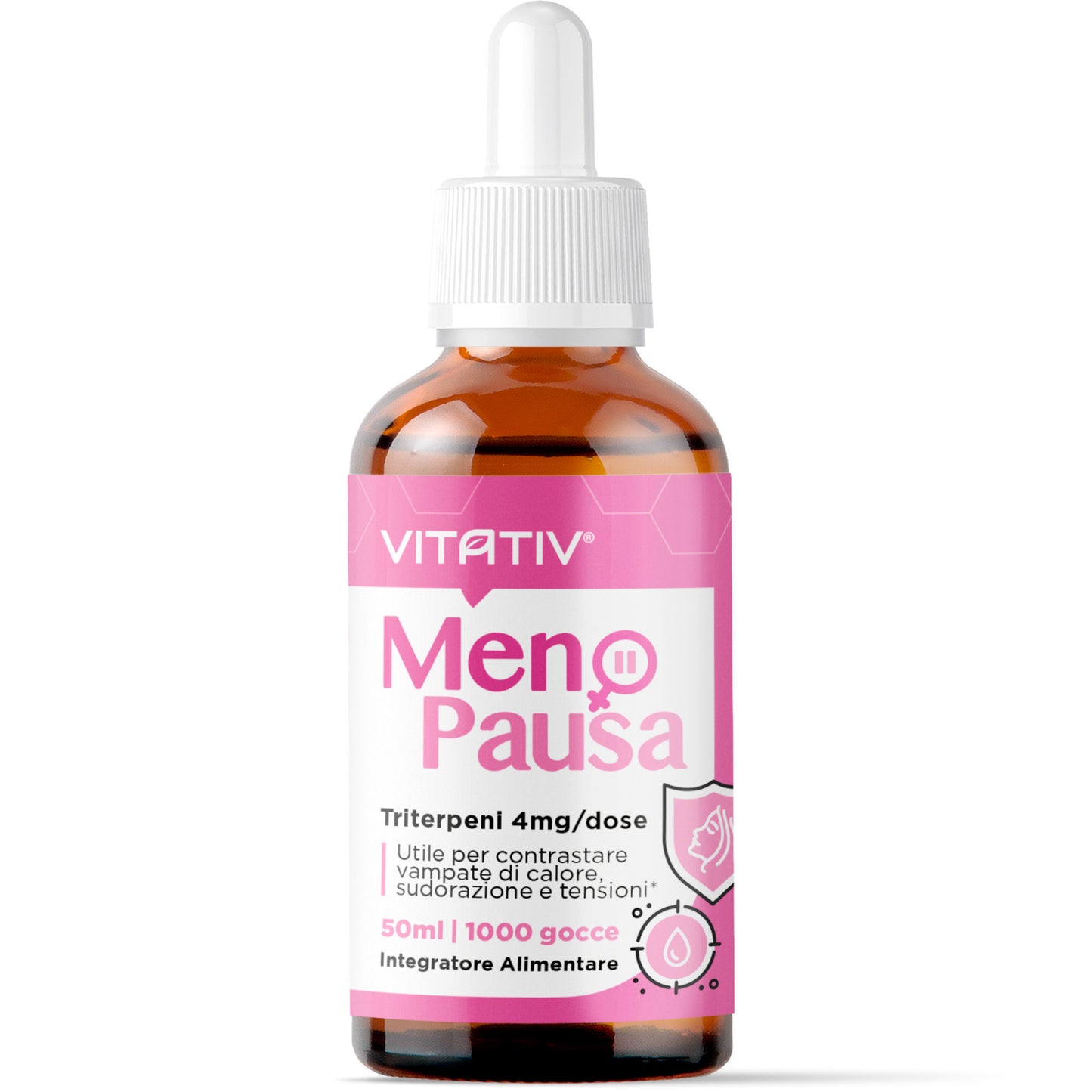 Menopausa | 50ml Estratti vegetali | 4mg Triterpeni per dose
