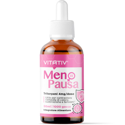 Menopausa | 50ml Estratti vegetali | 4mg Triterpeni per dose