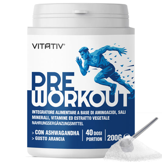 Pre Workout 200g - 40 Dosi