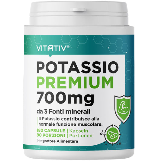 Potassio Premium 180 Capsule | 700mg / dose
