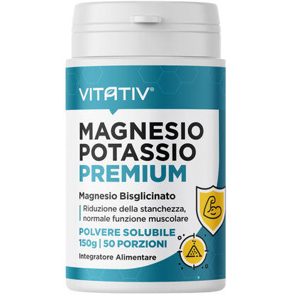 Magnesio Potassio Premium 150g 50 Porzioni