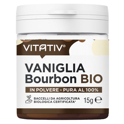 Vaniglia Bourbon BIO | 15g PURA e in POLVERE