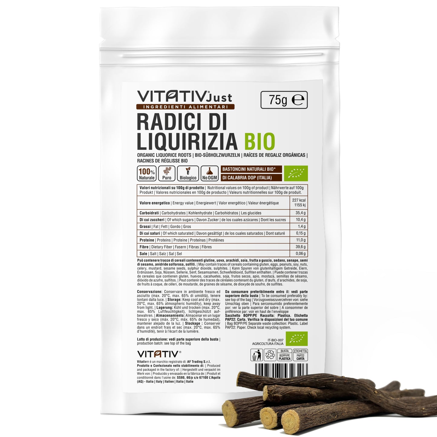Radici di Liquirizia BIO di Calabria DOP