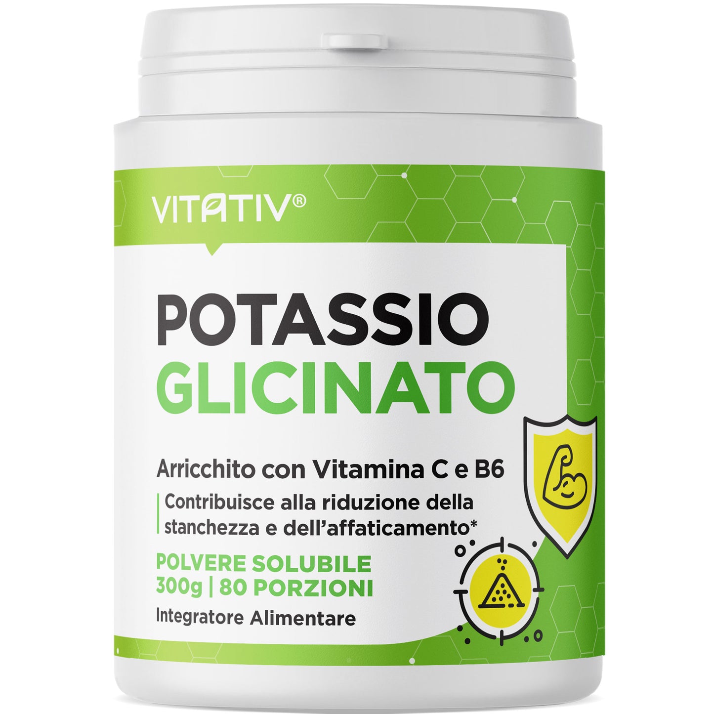 Potassio Glicinato + Vitamina C e B6 in Polvere Solubile