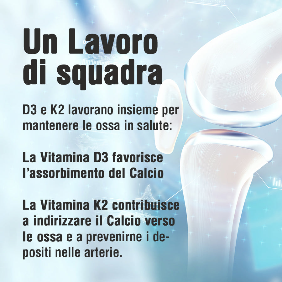Vitamina D3+K2 | 90 Softgel Ultra Slim