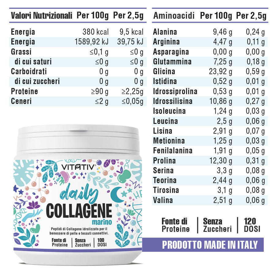 Daily Collagene Marino | 100 Dosi