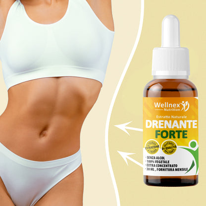 Drenante Forte 30ml - Estratto Naturale da 6 piante Detox