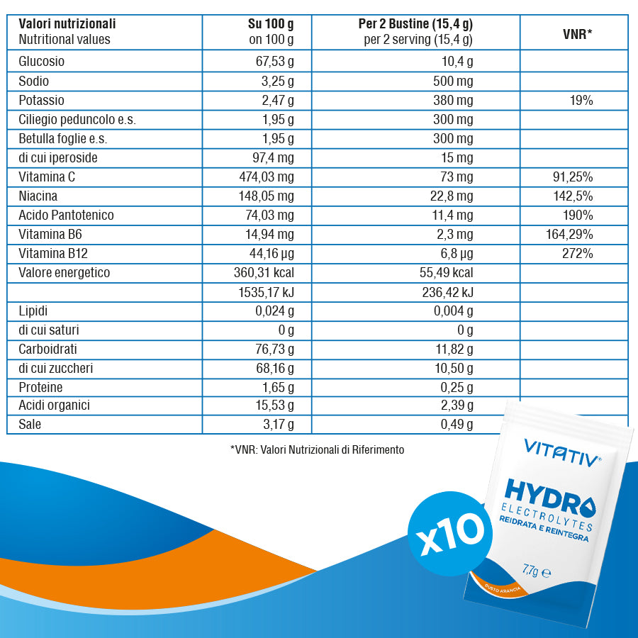 HYDRO Electrolytes | Gusto Arancia