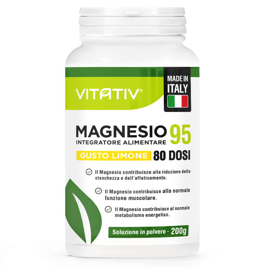 Magnesio 95 | Polvere, 80 Dosi