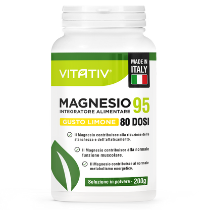 Magnesio 95 | Polvere, 80 Dosi