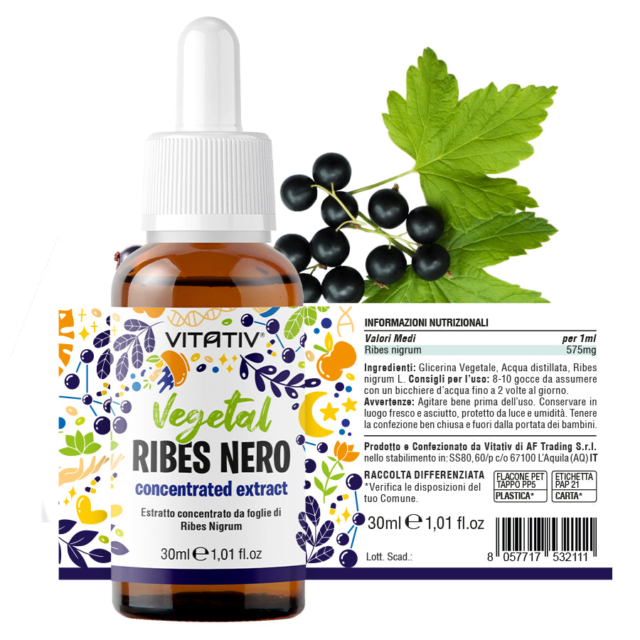 Estratto di Ribes Nero | 100% Vegetale 30ml