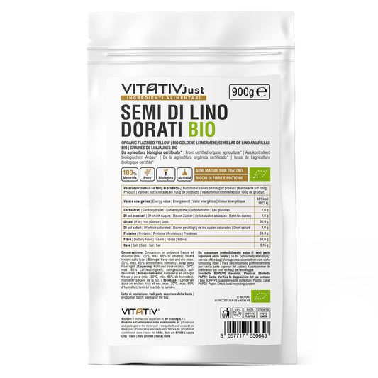 Semi di Lino Dorati BIO | 900g