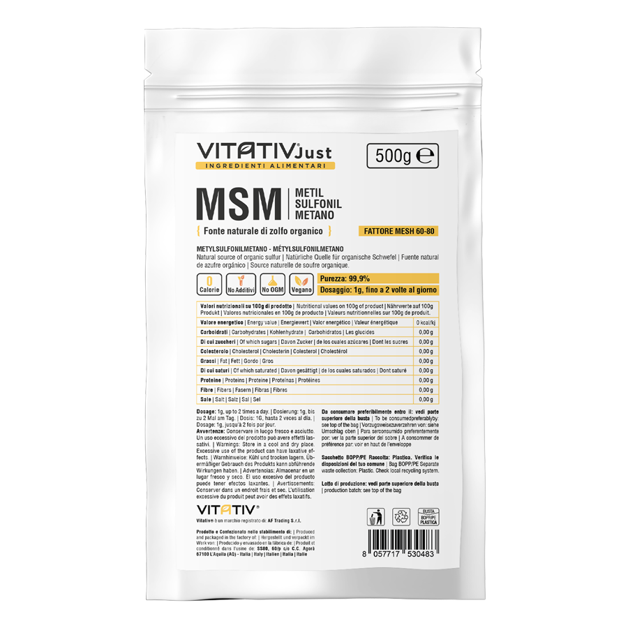 Metil Sulfonil Metano (MSM)